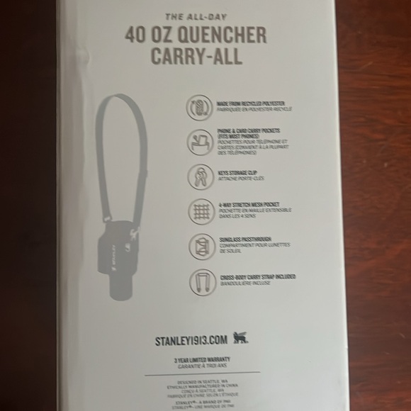 NWT Stanley 40 oz quencher carry-all purple - Picture 4 of 4